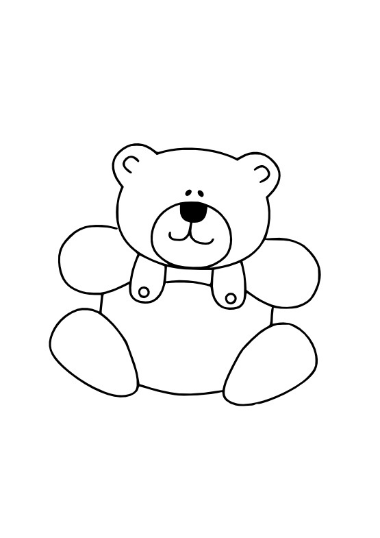 37 Cuddly Teddy Bear Coloring Pages Printable 32