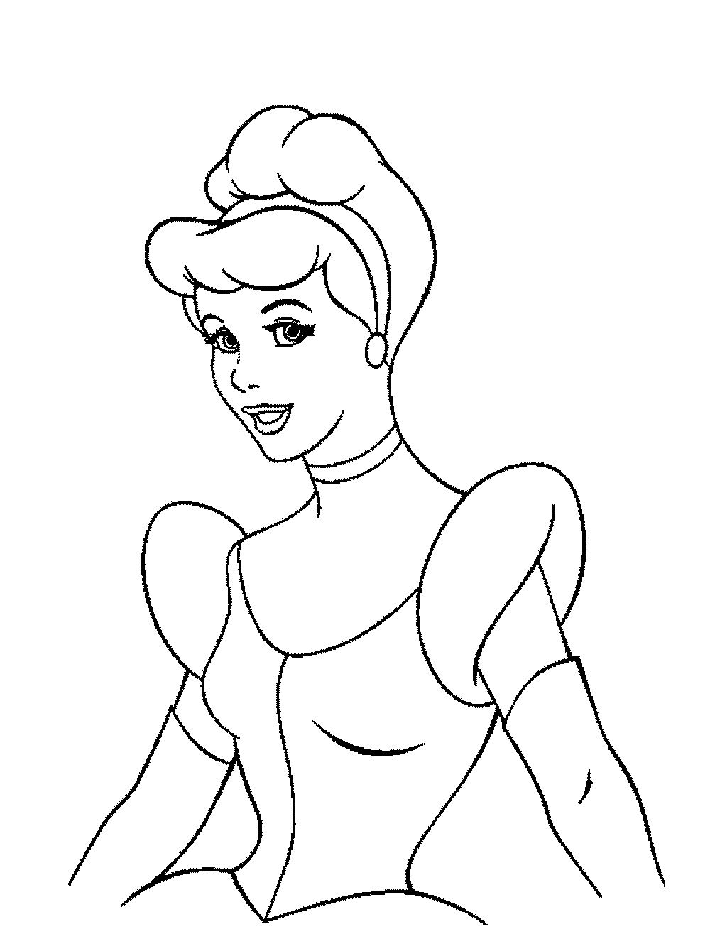 58 Cinderella Coloring Pages for Kids Printable 22