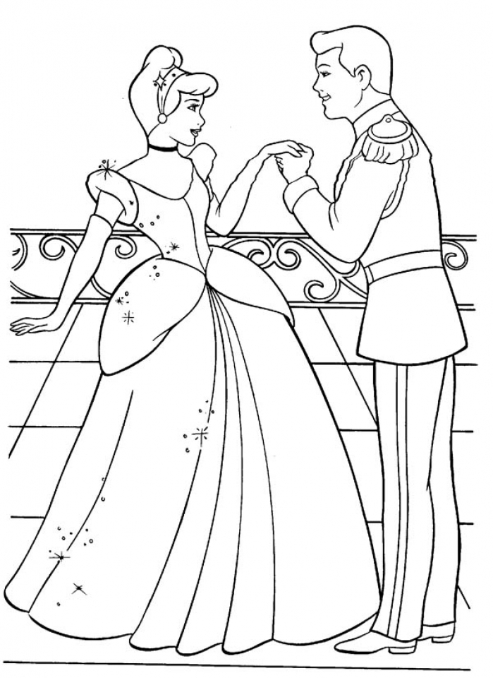 58 Cinderella Coloring Pages for Kids Printable 57