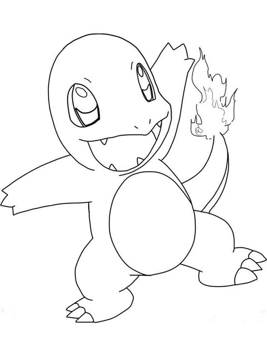 66 Charmander Coloring Pages Printable 1