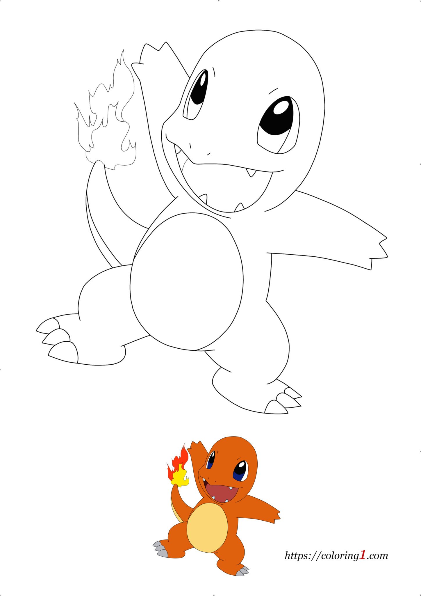 66 Charmander Coloring Pages Printable 10