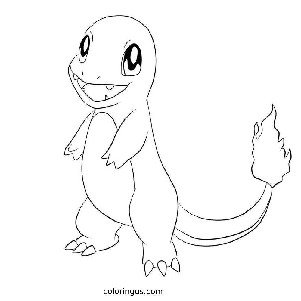 66 Charmander Coloring Pages Printable 16