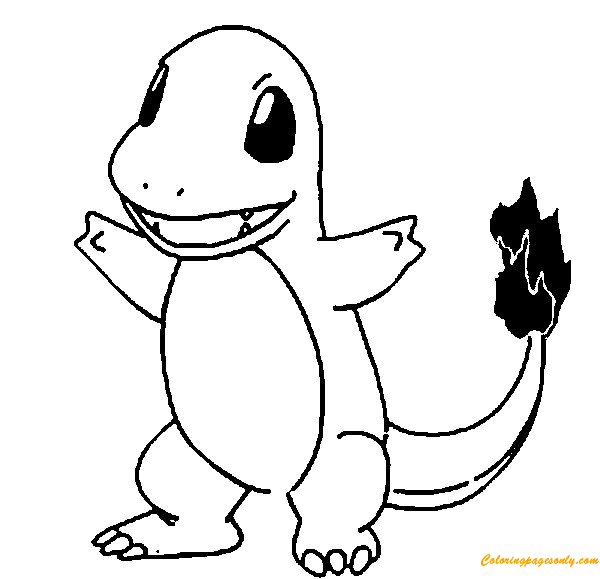 66 Charmander Coloring Pages Printable 17