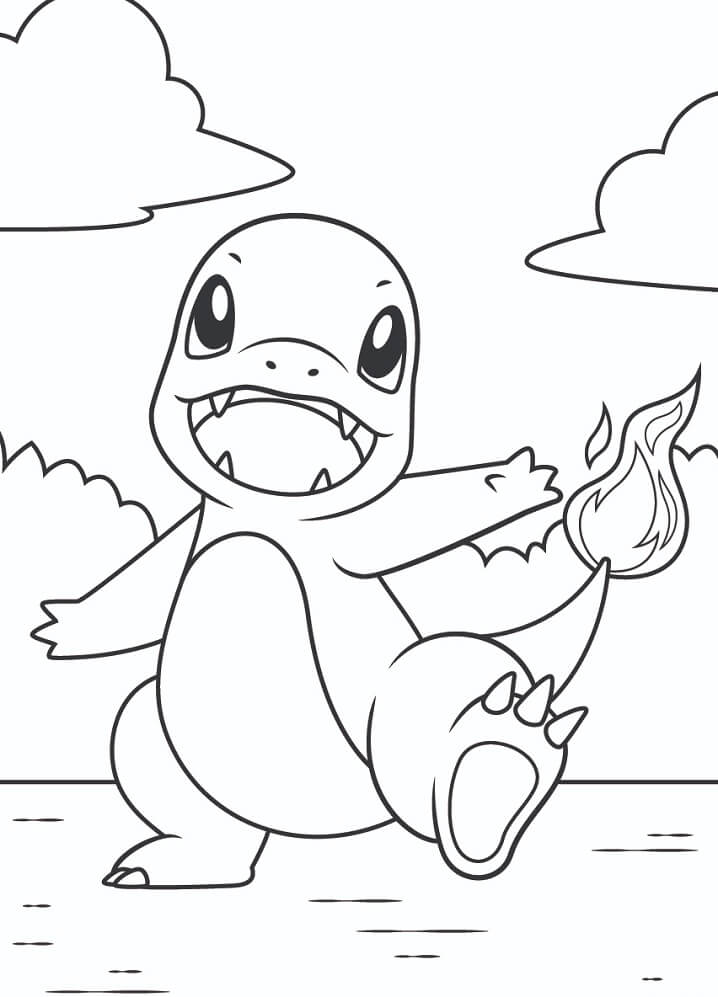 66 Charmander Coloring Pages Printable 18