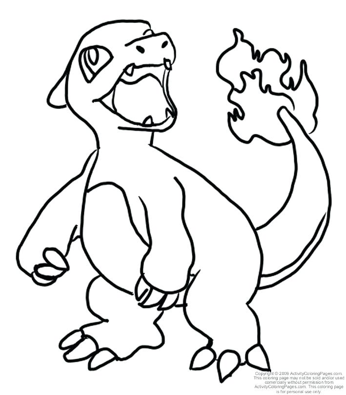 66 Charmander Coloring Pages Printable 19