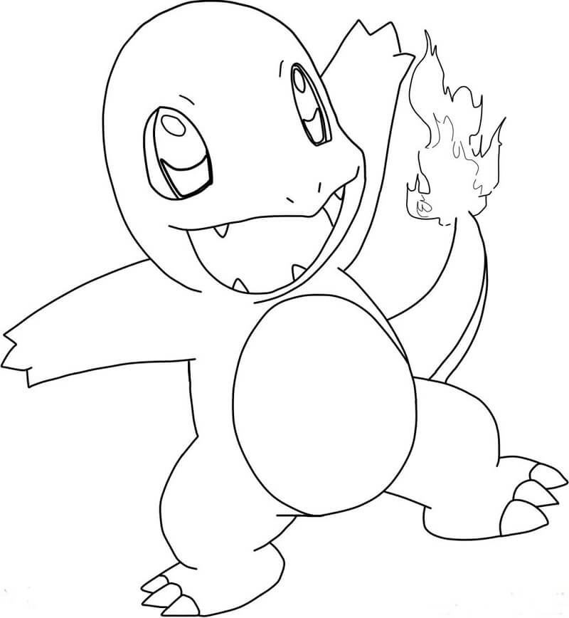 66 Charmander Coloring Pages Printable 4