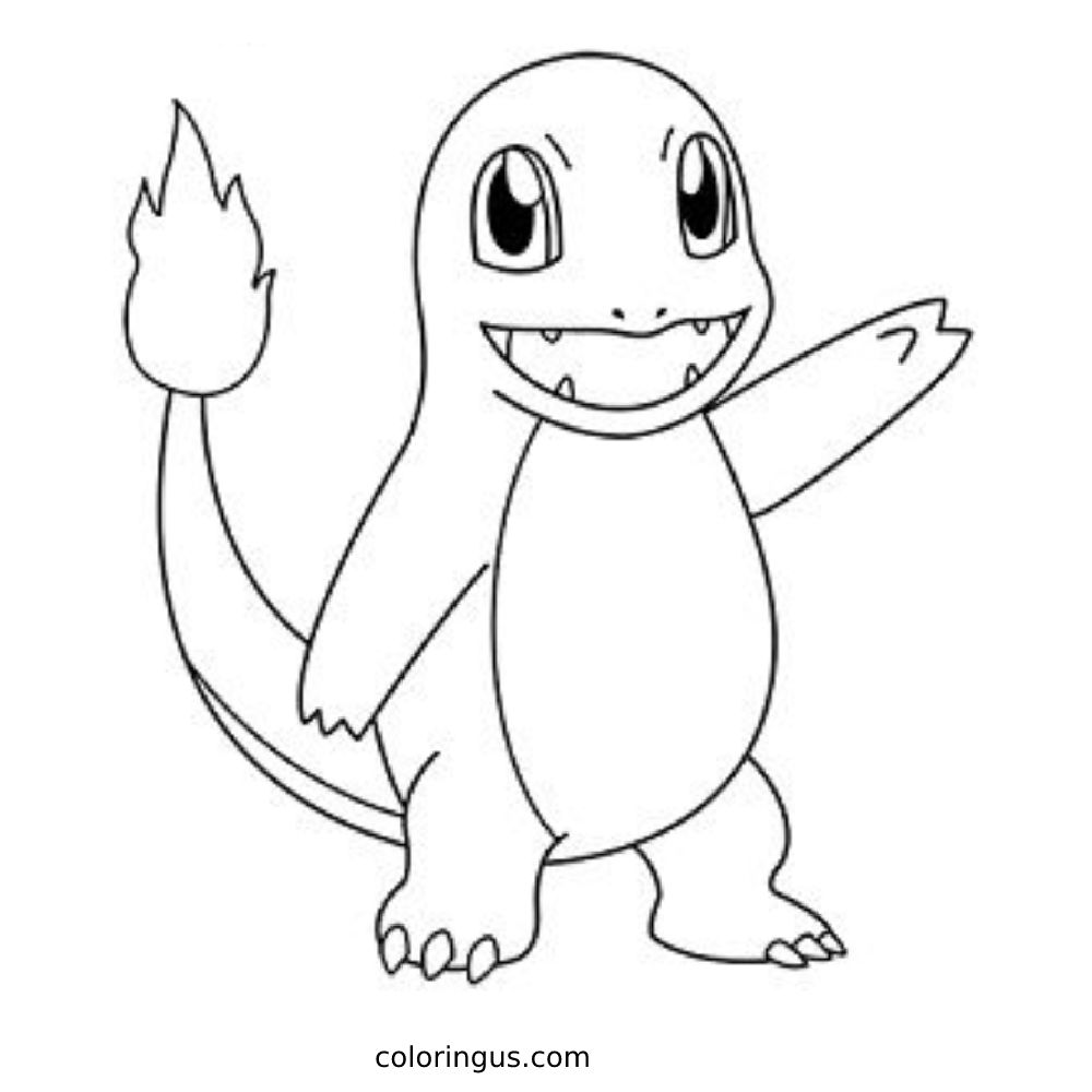 66 Charmander Coloring Pages Printable 40