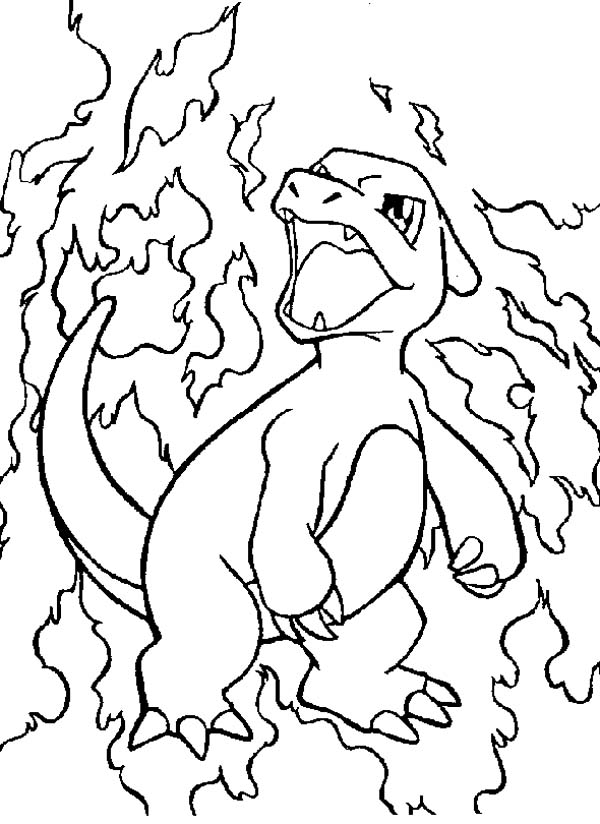 66 Charmander Coloring Pages Printable 7