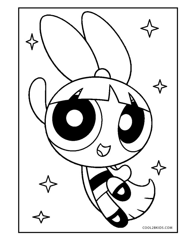 70 Exciting Powerpuff Girls Coloring Pages Printable 11