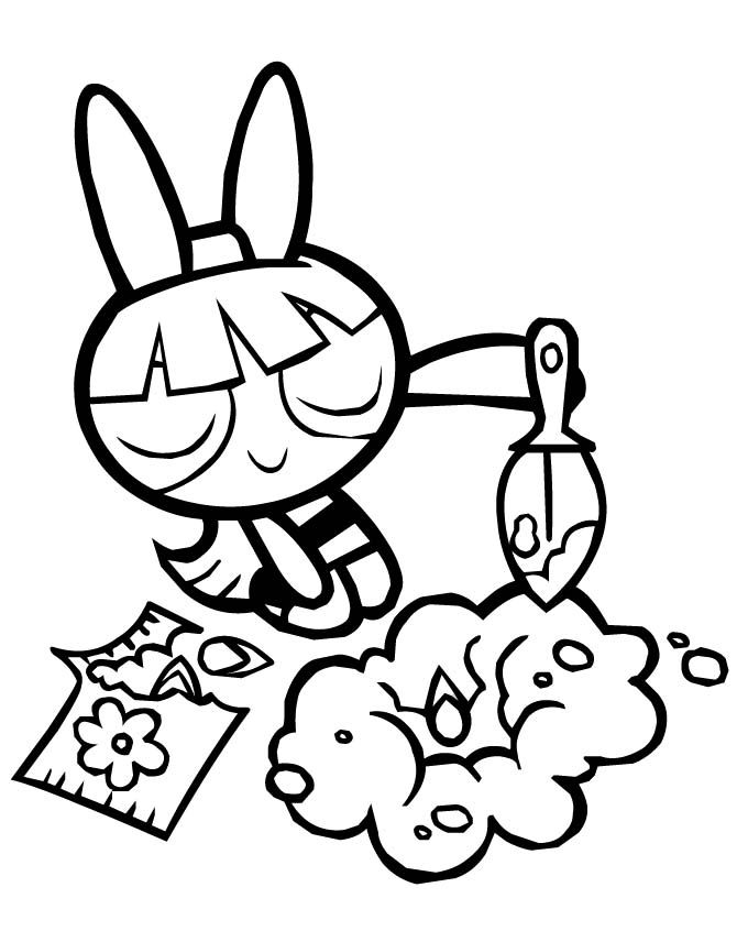 70 Exciting Powerpuff Girls Coloring Pages Printable 14