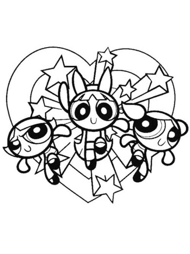 70 Exciting Powerpuff Girls Coloring Pages Printable 17