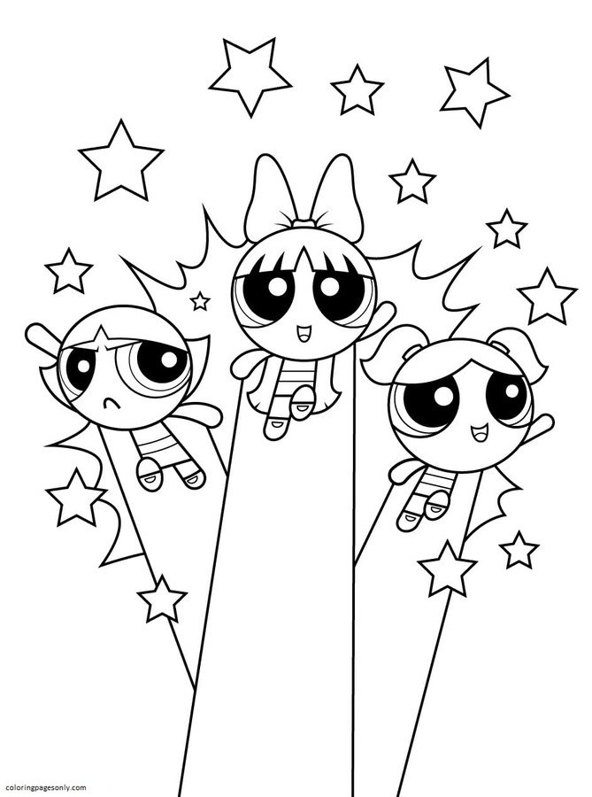 70 Exciting Powerpuff Girls Coloring Pages Printable 22