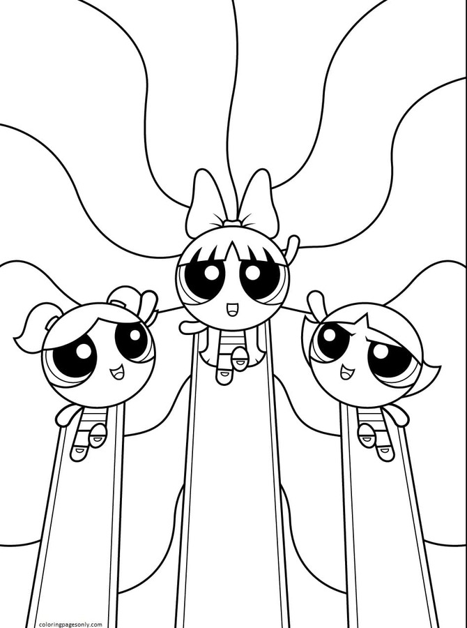 70 Exciting Powerpuff Girls Coloring Pages Printable 23