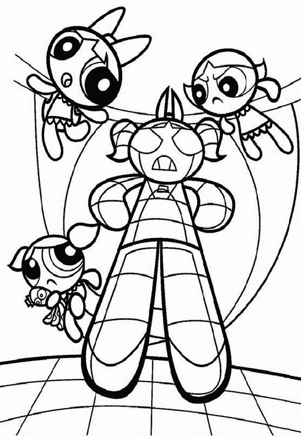 70 Exciting Powerpuff Girls Coloring Pages Printable 24