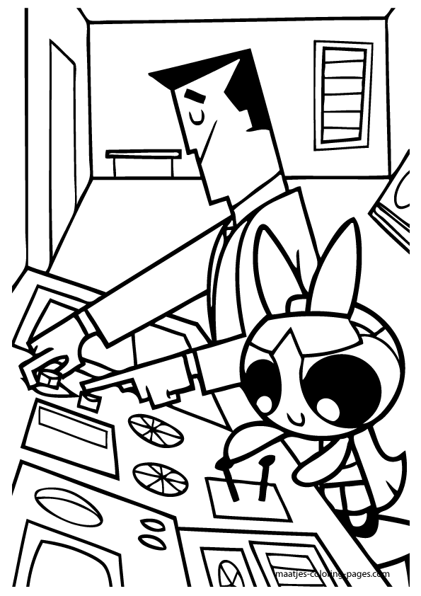 70 Exciting Powerpuff Girls Coloring Pages Printable 32