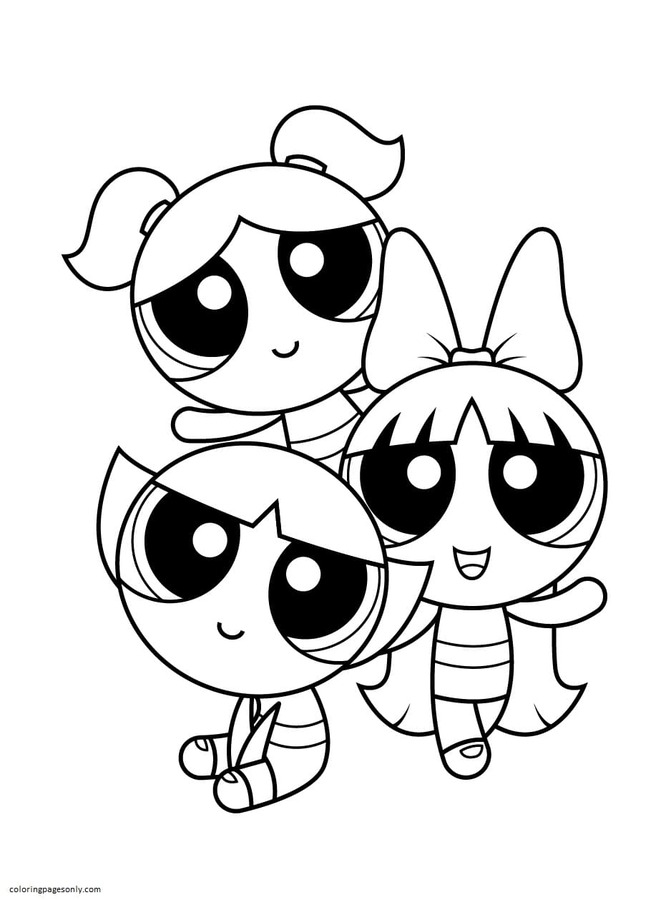 70 Exciting Powerpuff Girls Coloring Pages Printable 46