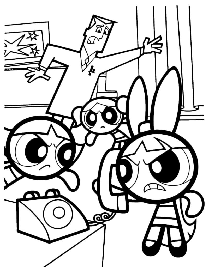 70 Exciting Powerpuff Girls Coloring Pages Printable 57