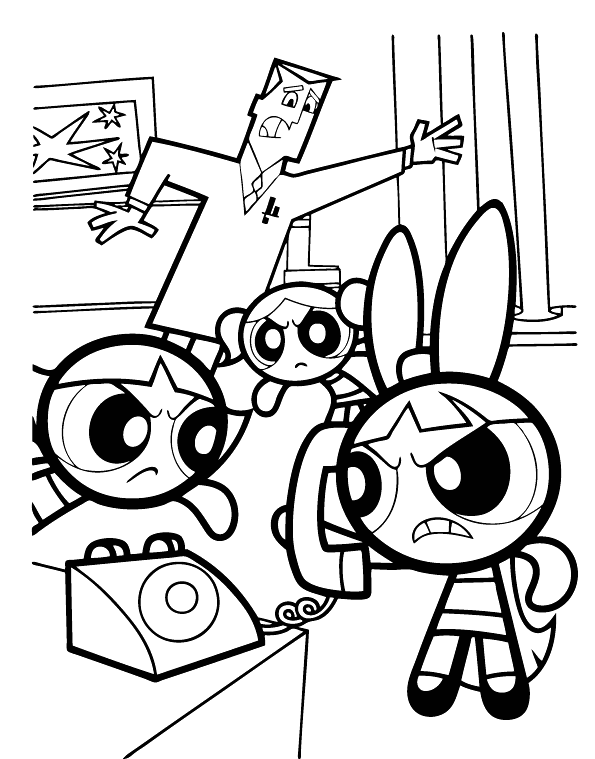 70 Exciting Powerpuff Girls Coloring Pages Printable 61