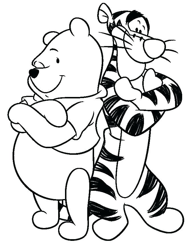 72 Winnie The Pooh Coloring Pages for Kids Printable 12