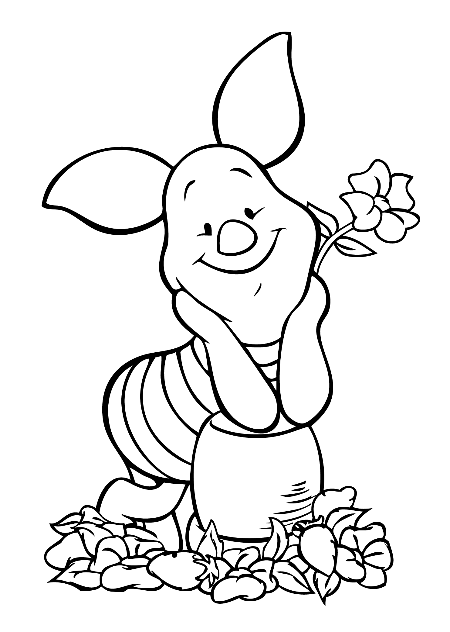 72 Winnie The Pooh Coloring Pages for Kids Printable 13