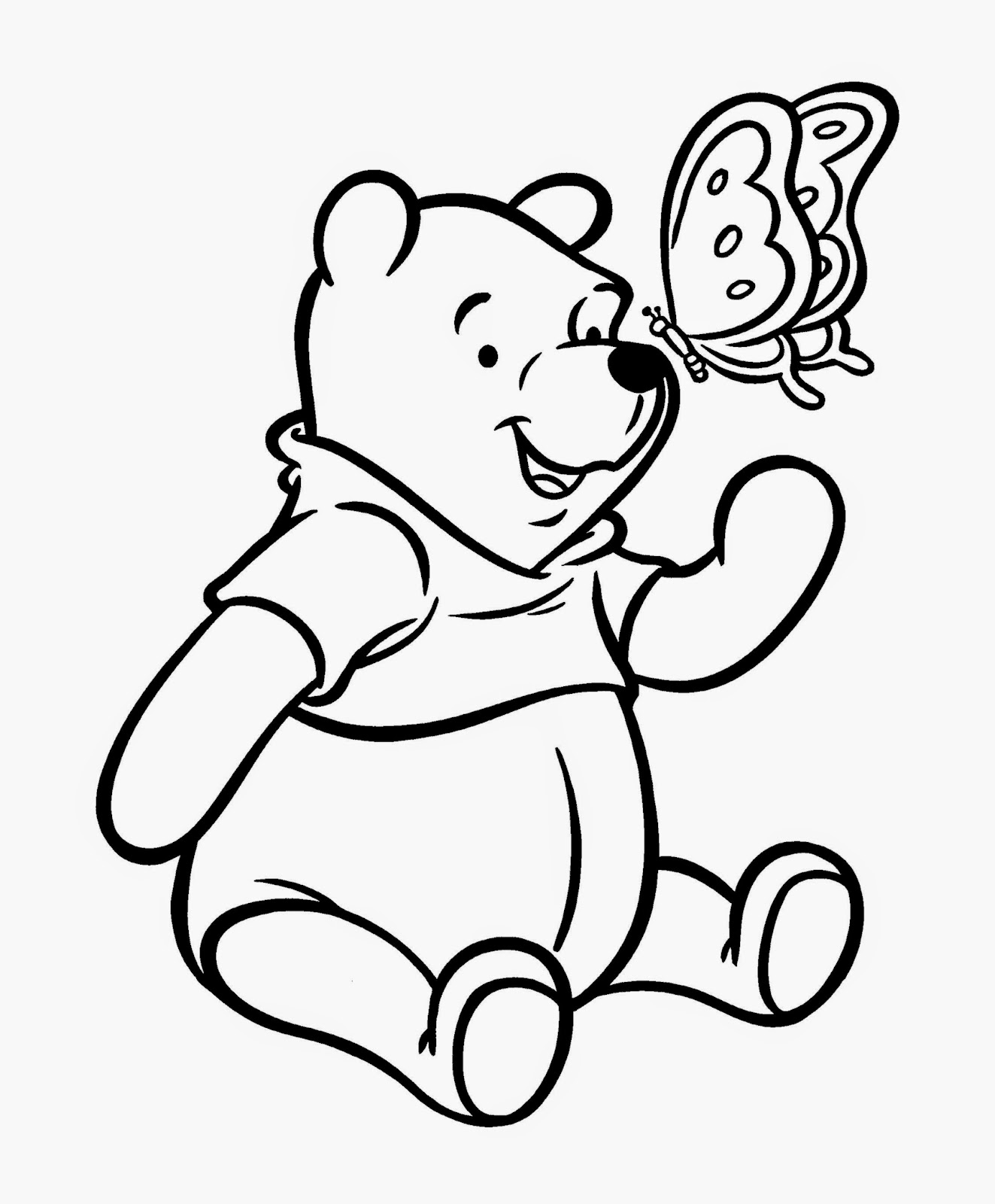 72 Winnie The Pooh Coloring Pages for Kids Printable 17