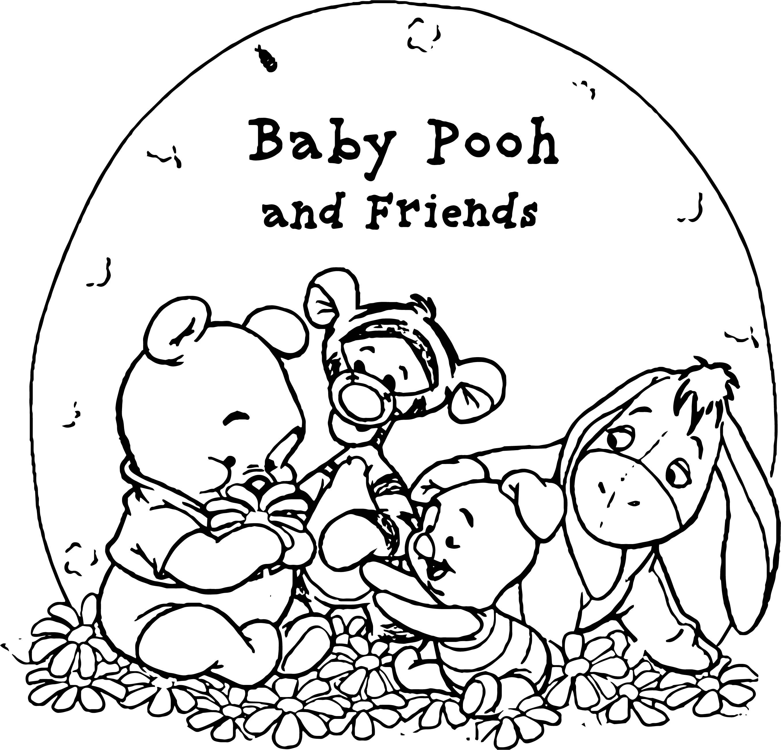 72 Winnie The Pooh Coloring Pages for Kids Printable 21