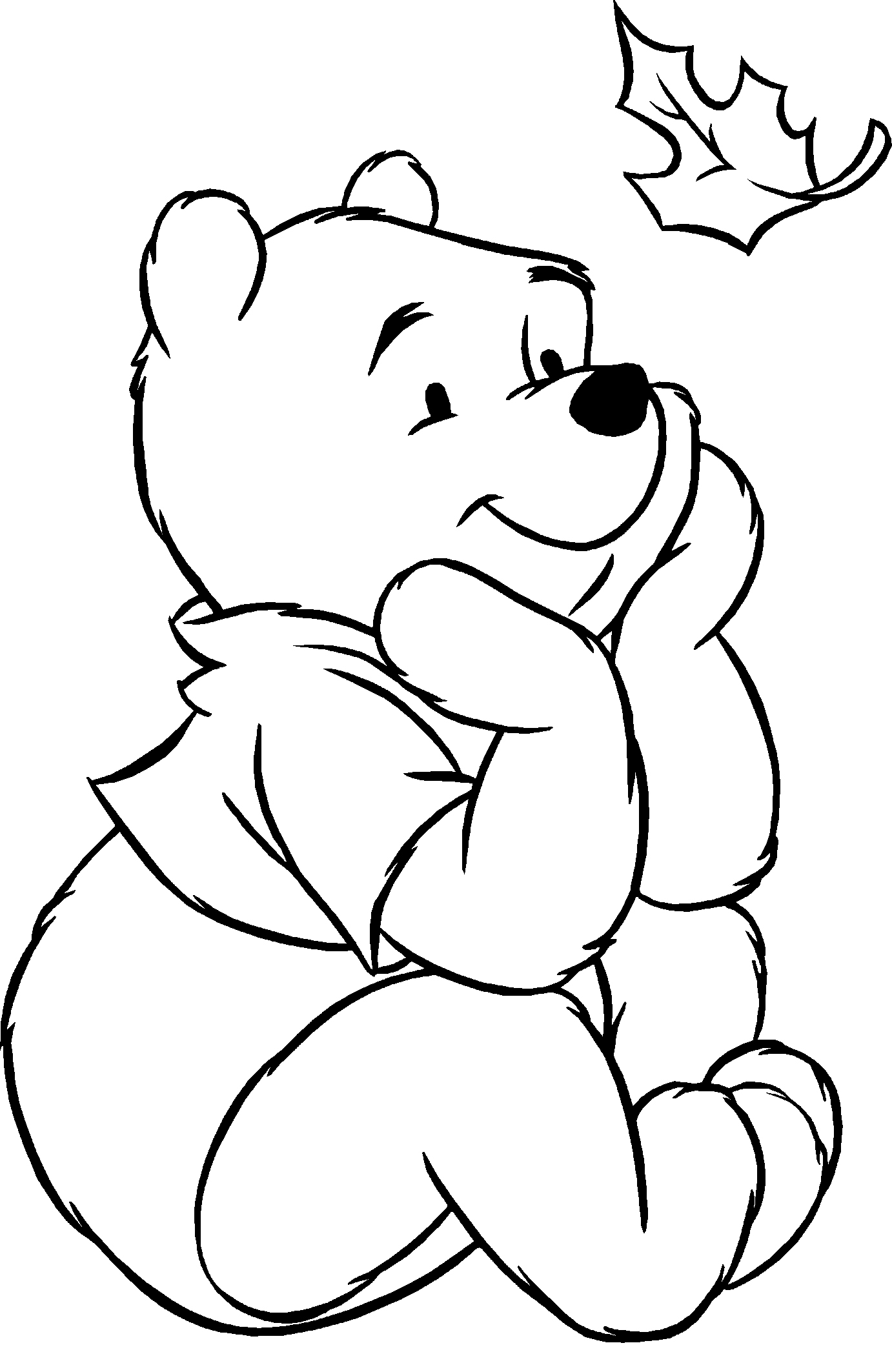 72 Winnie The Pooh Coloring Pages for Kids Printable 24