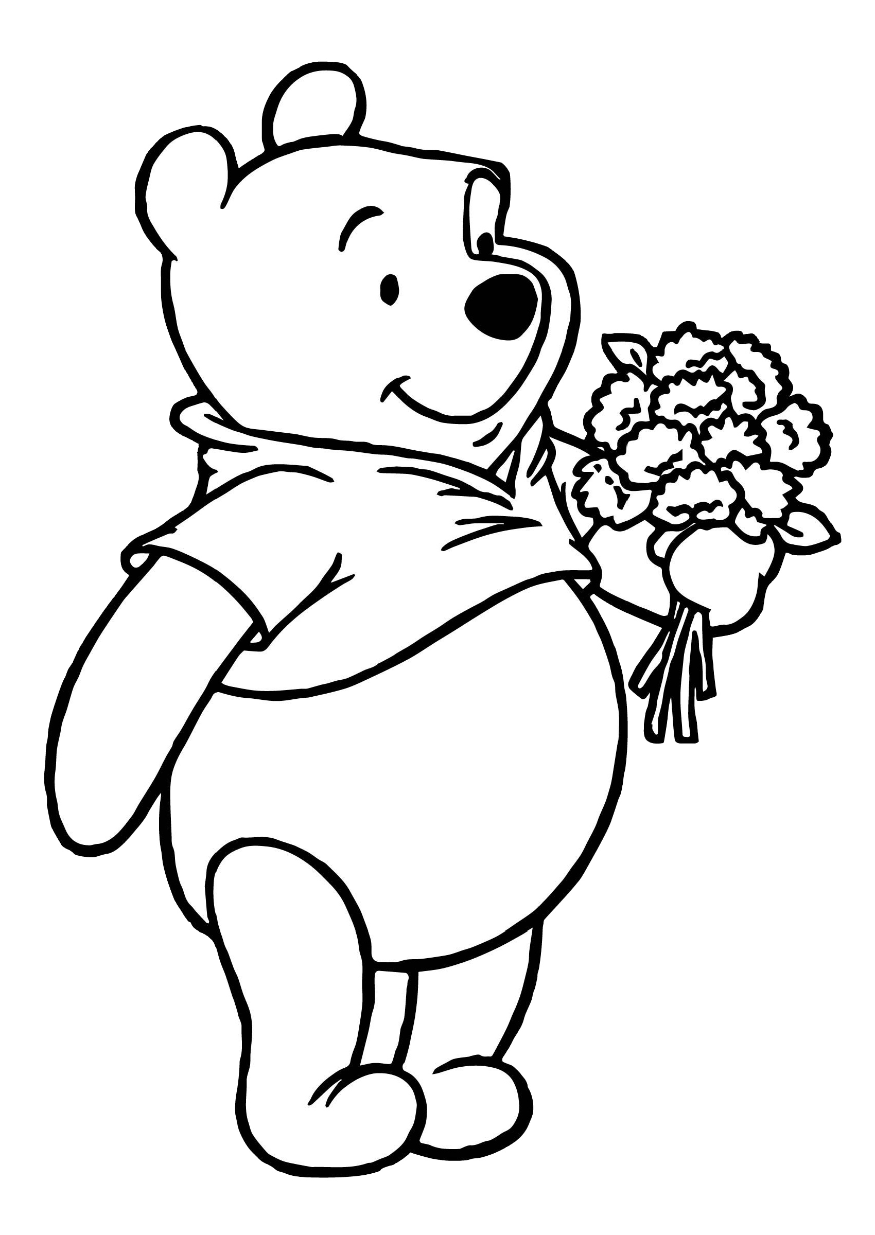 72 Winnie The Pooh Coloring Pages for Kids Printable 26