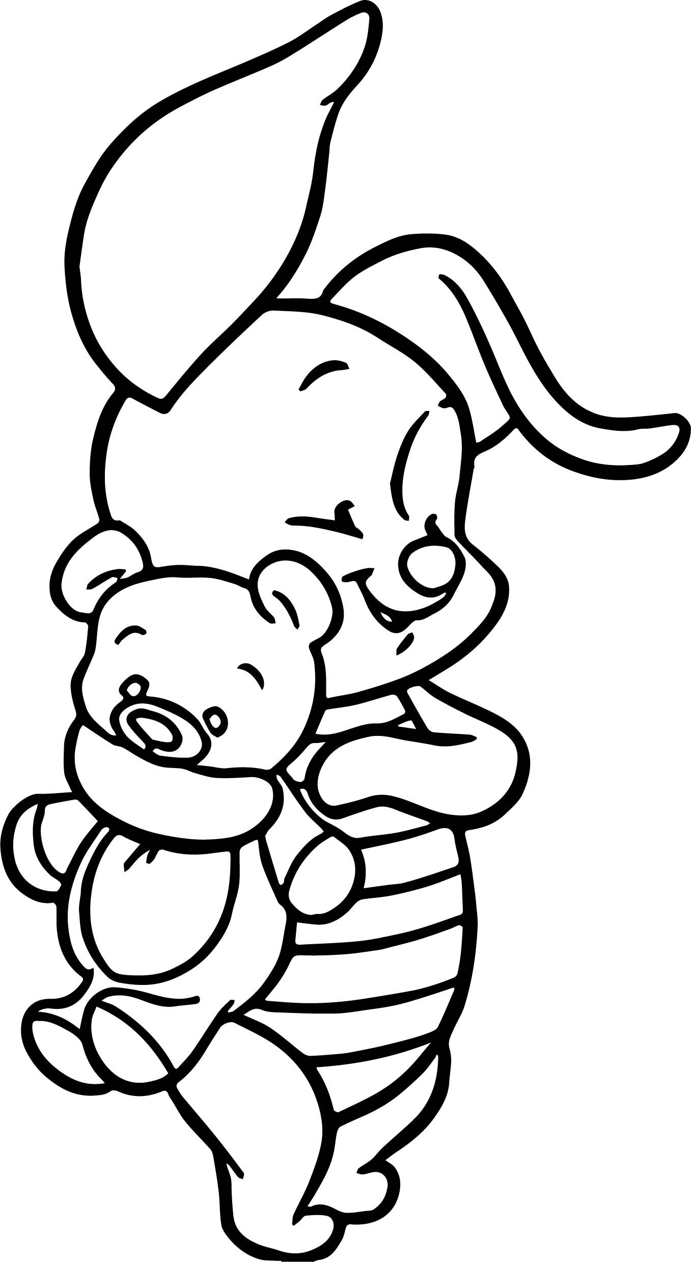 72 Winnie The Pooh Coloring Pages for Kids Printable 3