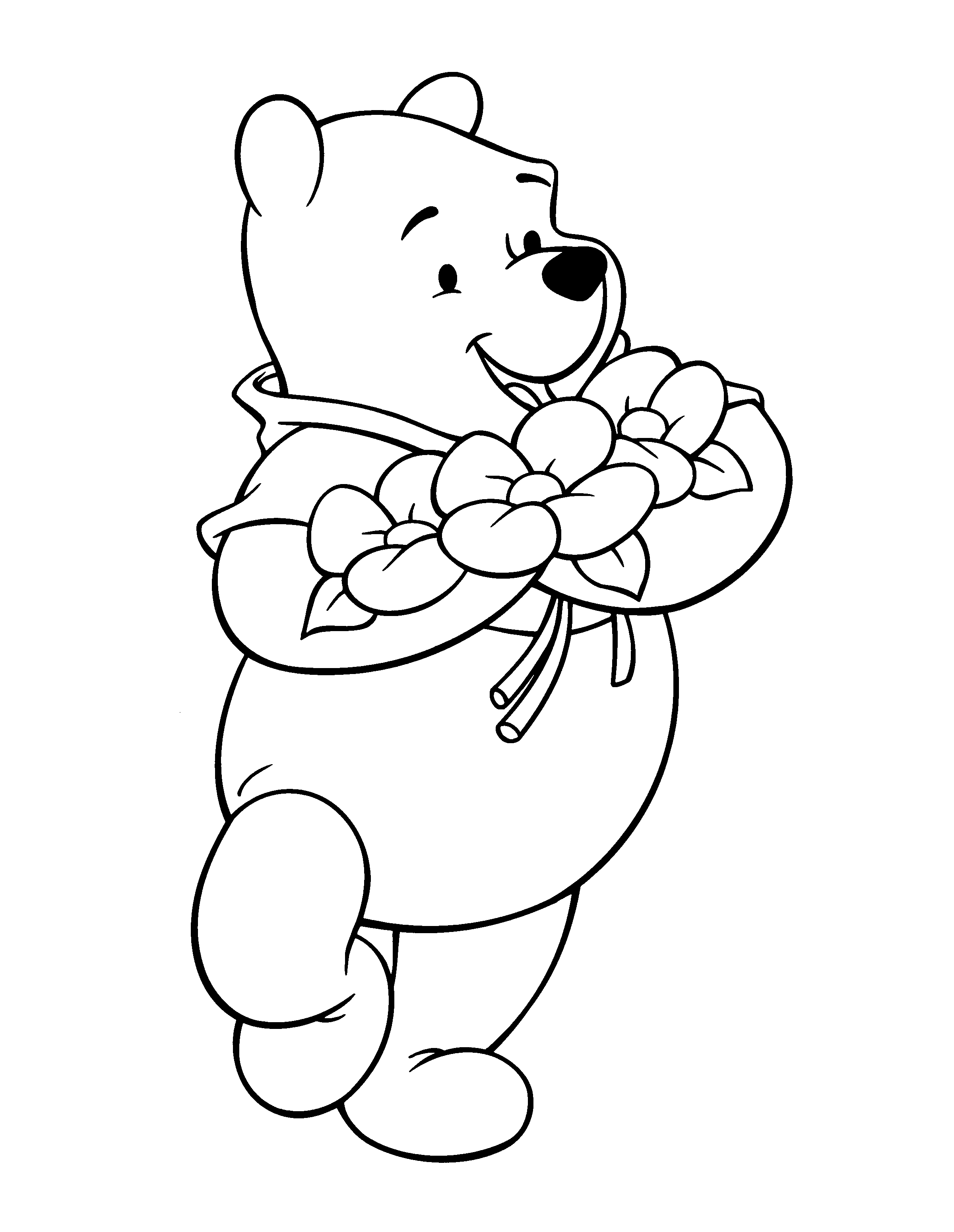 72 Winnie The Pooh Coloring Pages for Kids Printable 33