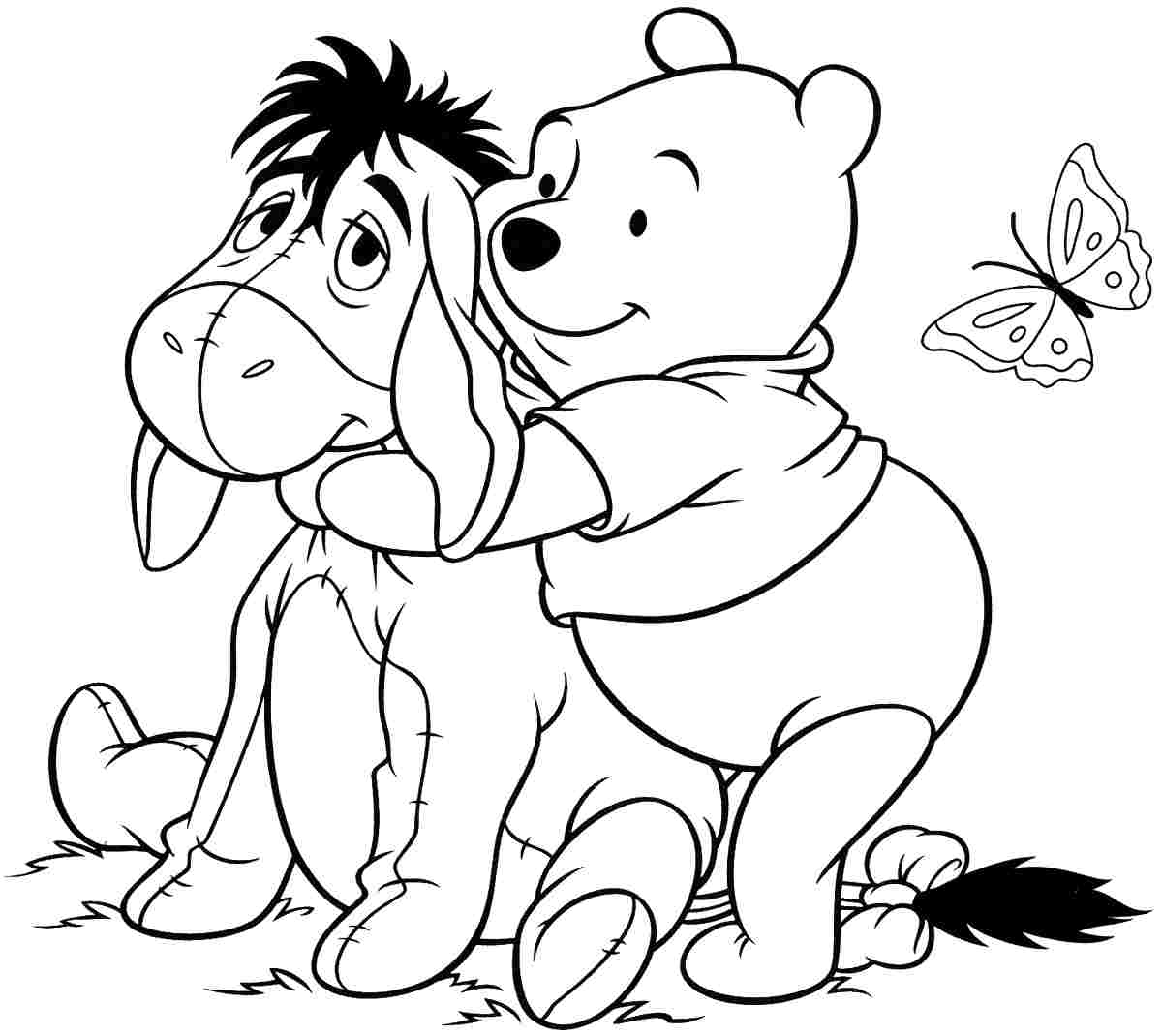 72 Winnie The Pooh Coloring Pages for Kids Printable 35