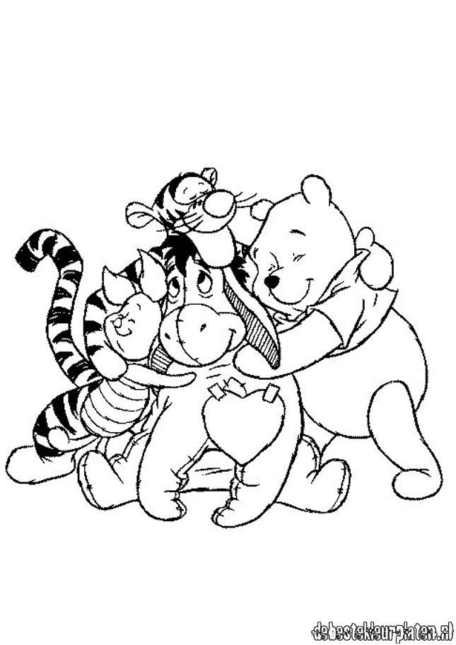 72 Winnie The Pooh Coloring Pages for Kids Printable 38