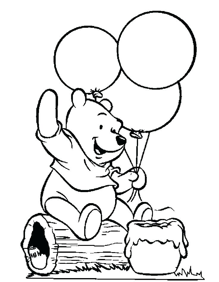 72 Winnie The Pooh Coloring Pages for Kids Printable 44