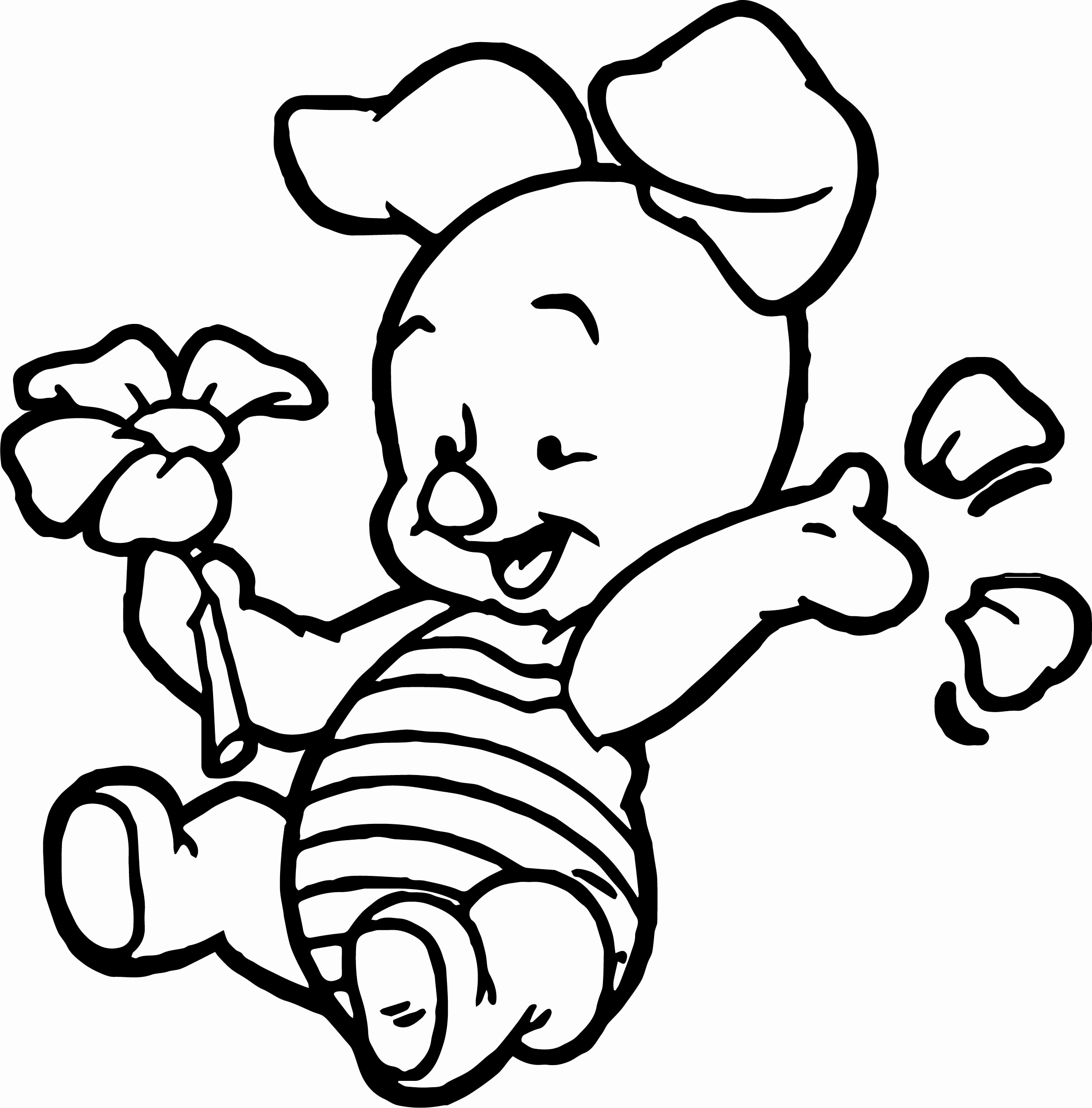 72 Winnie The Pooh Coloring Pages for Kids Printable 45