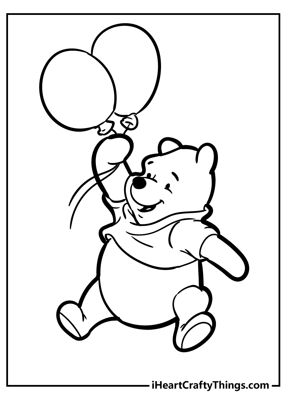 72 Winnie The Pooh Coloring Pages for Kids Printable 46