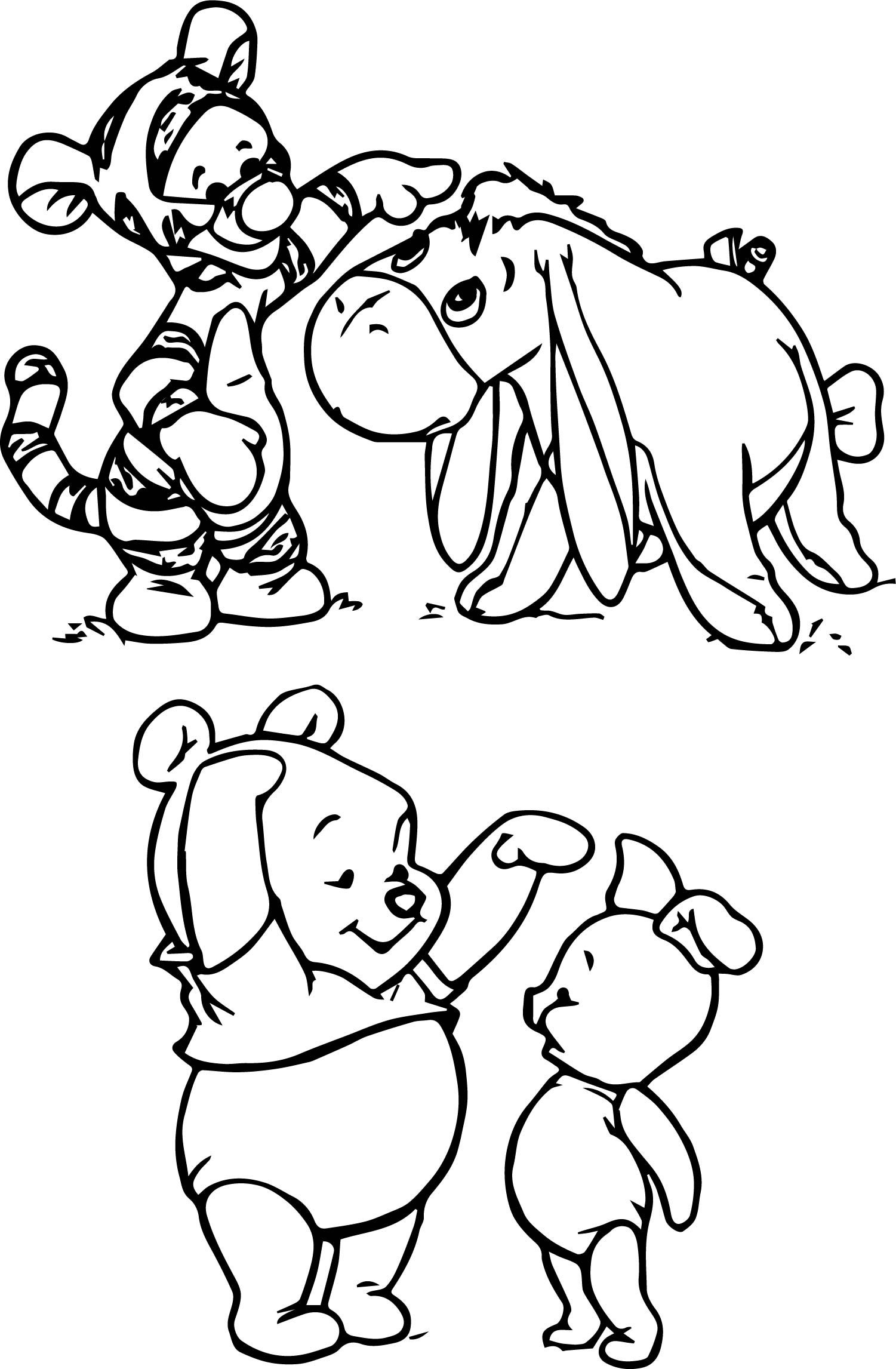 72 Winnie The Pooh Coloring Pages for Kids Printable 48