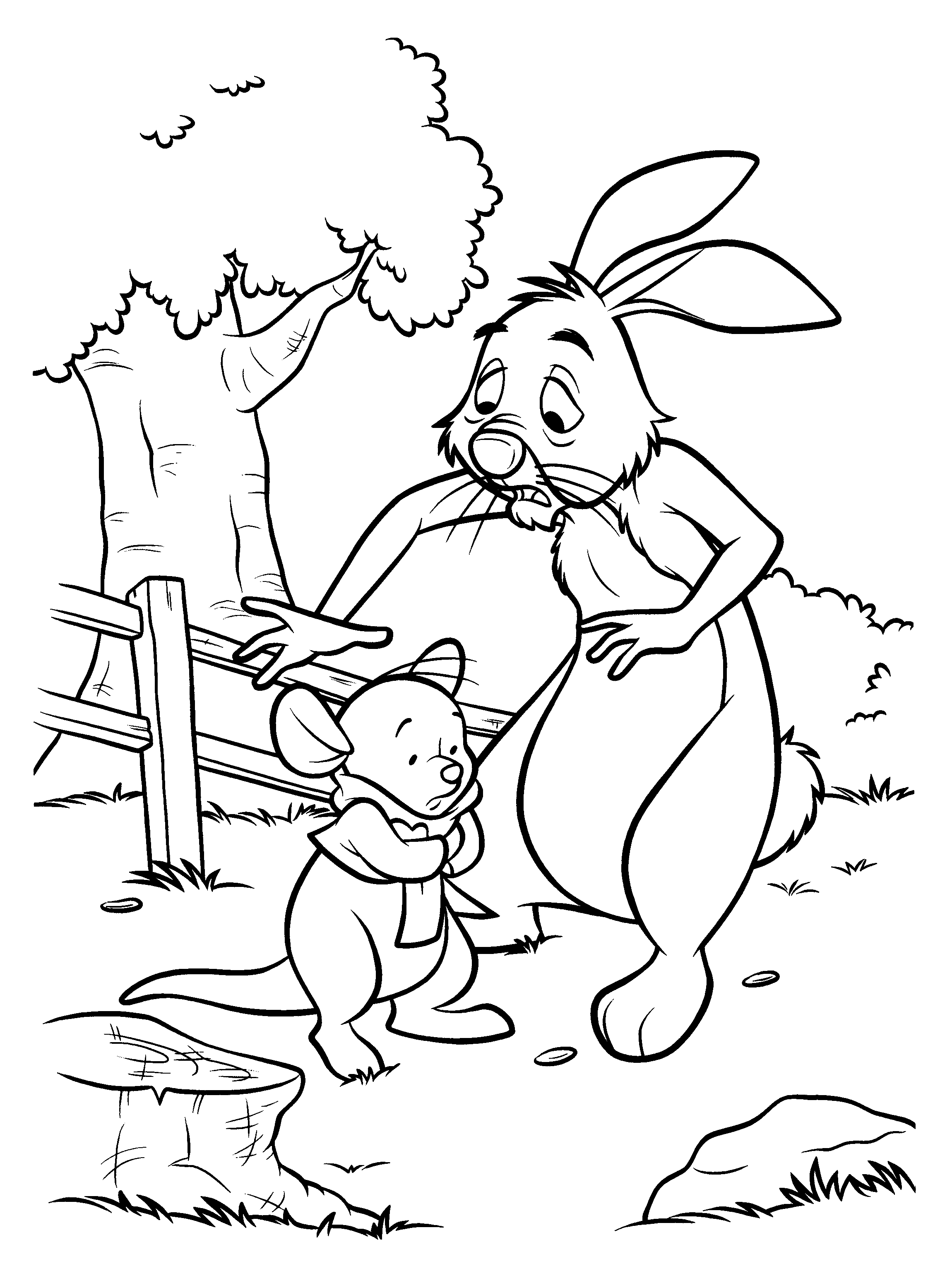 72 Winnie The Pooh Coloring Pages for Kids Printable 54