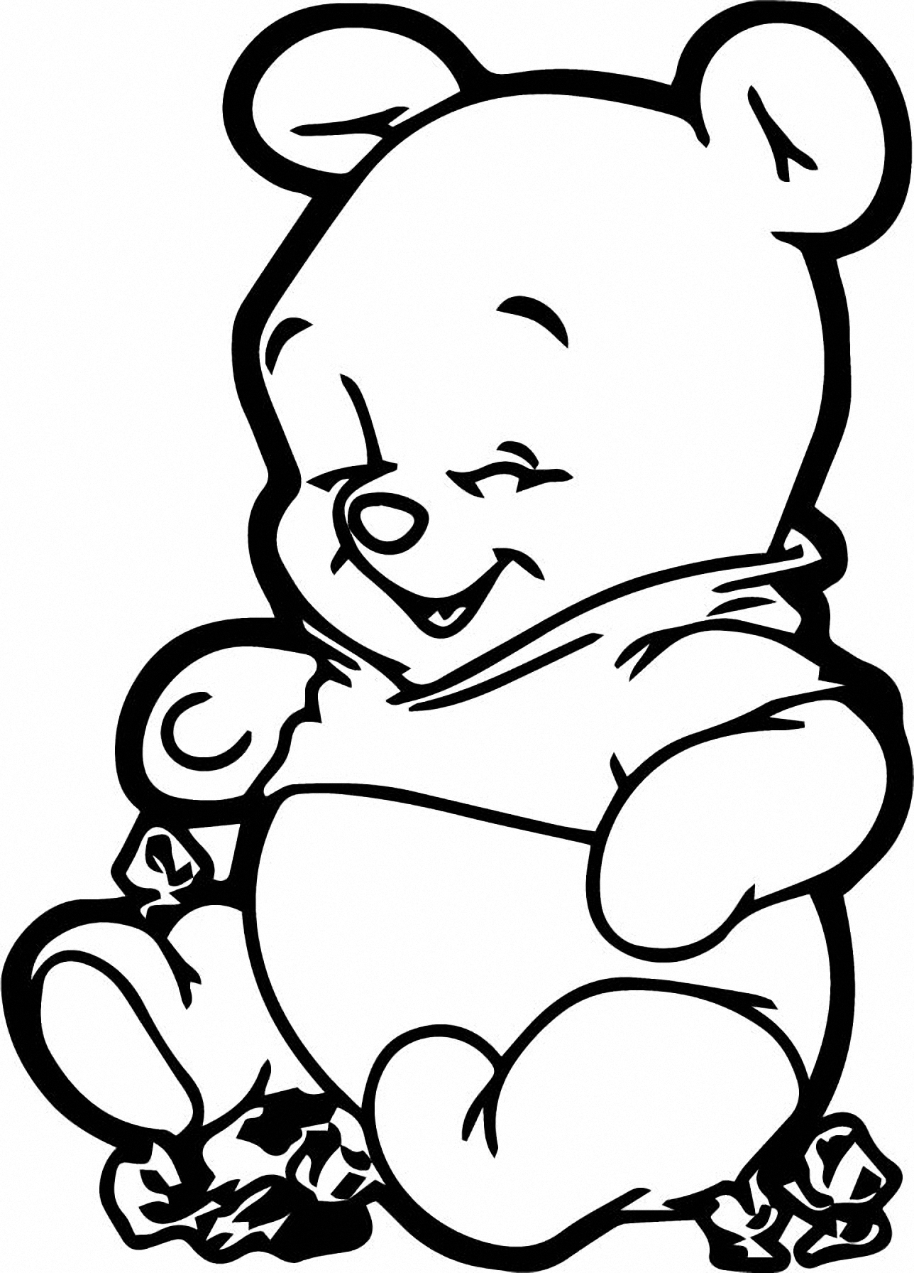 72 Winnie The Pooh Coloring Pages for Kids Printable 61