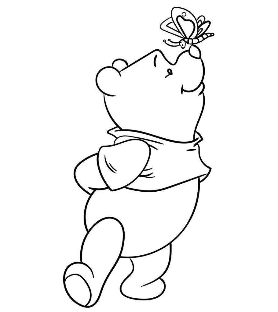 72 Winnie The Pooh Coloring Pages for Kids Printable 72