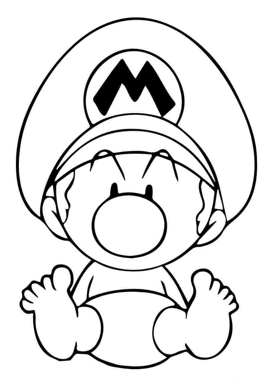 73 Mario Coloring Pages for Kids Printable 11