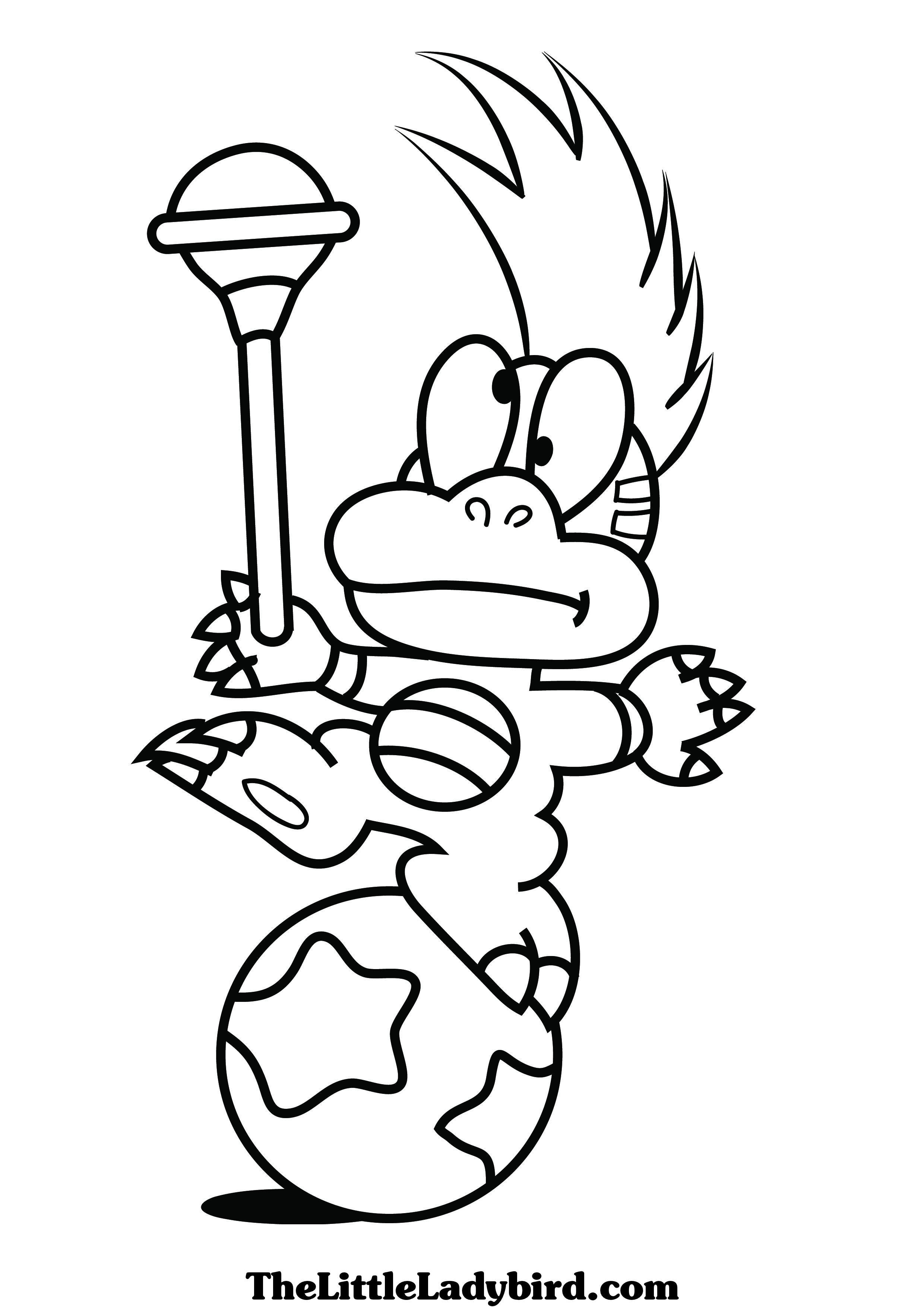 73 Mario Coloring Pages for Kids Printable 15