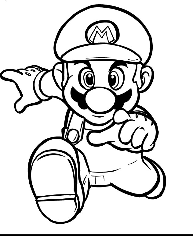 73 Mario Coloring Pages for Kids Printable 17