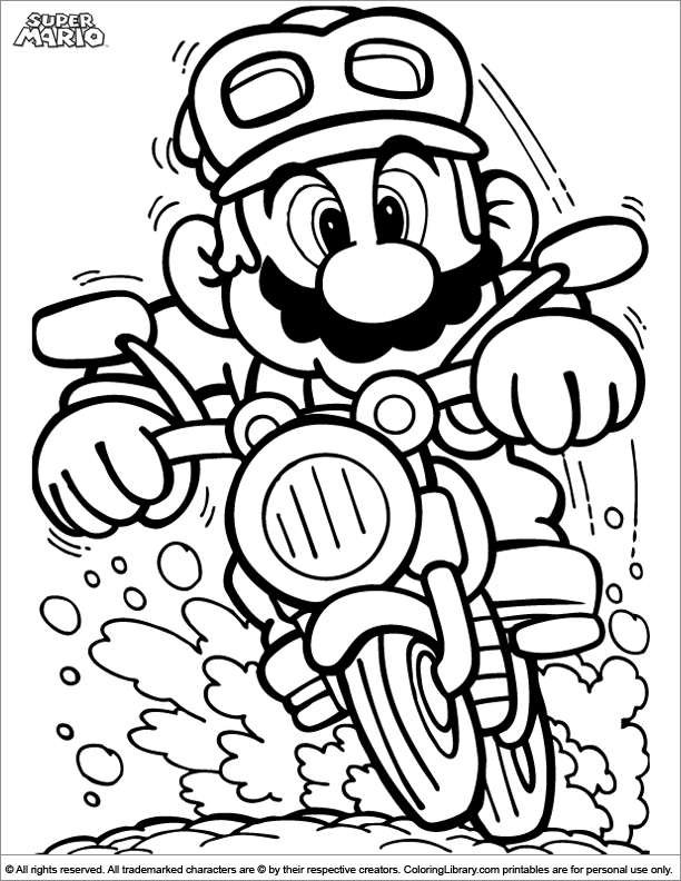 73 Mario Coloring Pages for Kids Printable 18