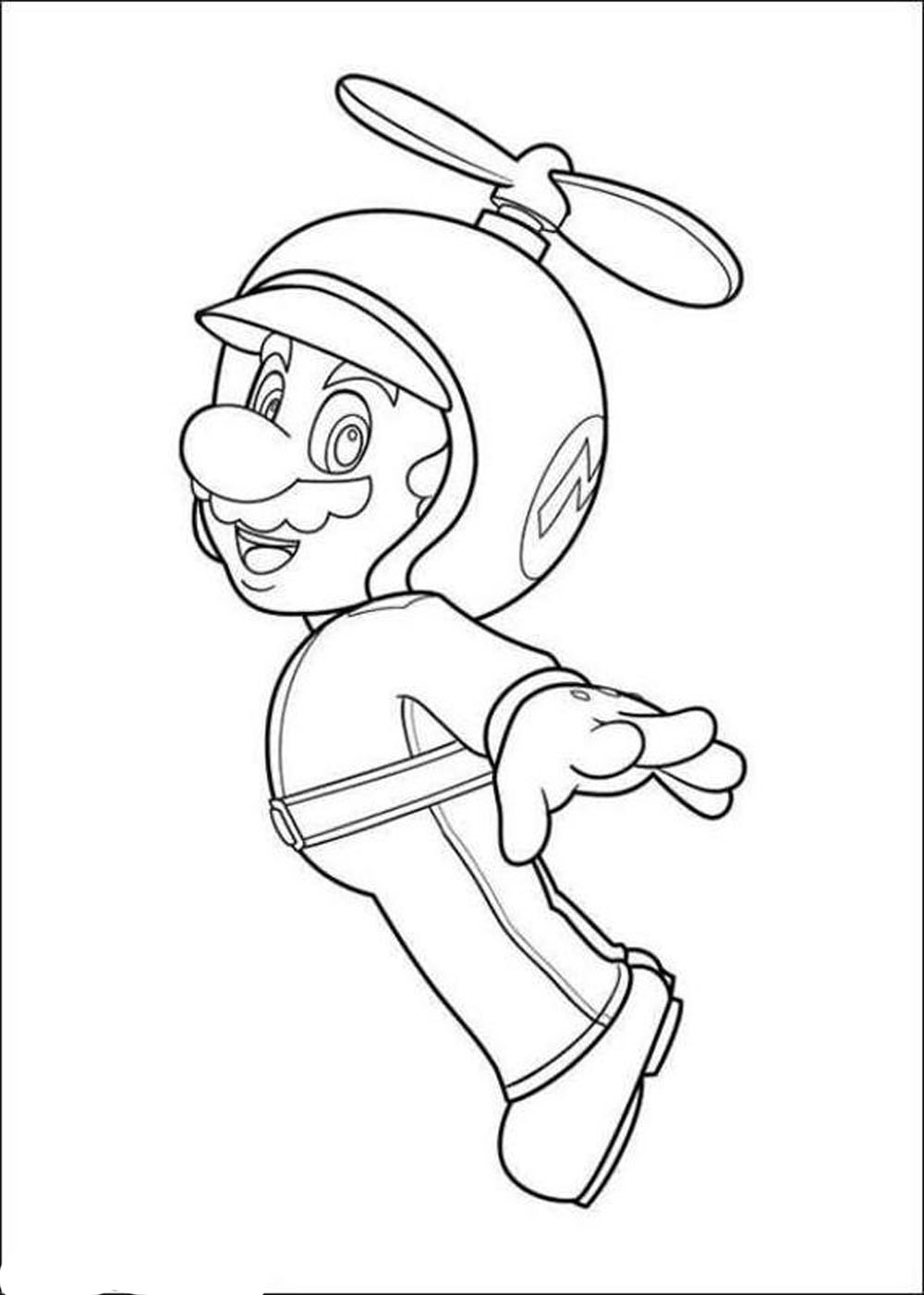 73 Mario Coloring Pages for Kids Printable 2