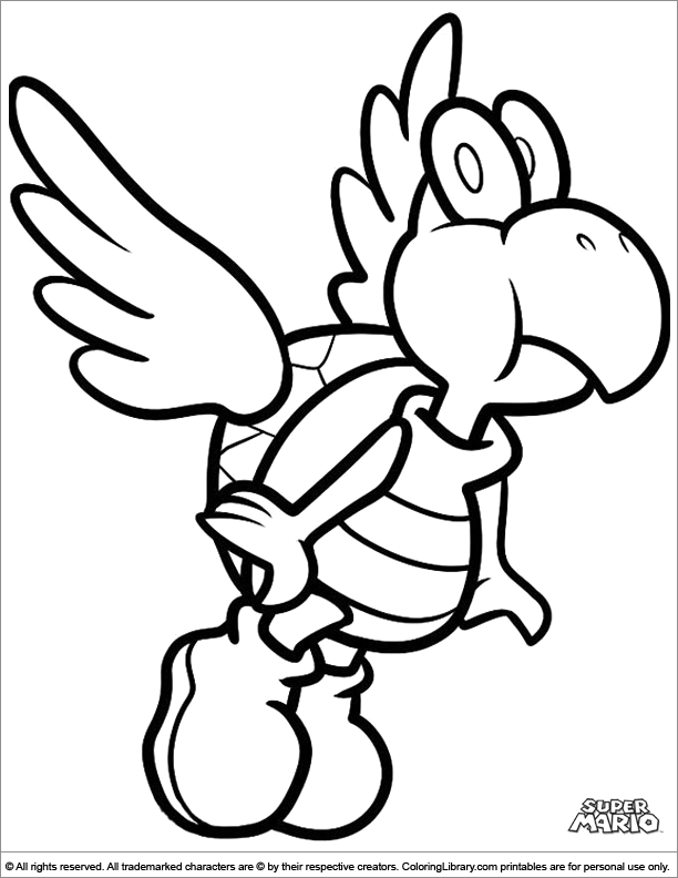 73 Mario Coloring Pages for Kids Printable 25