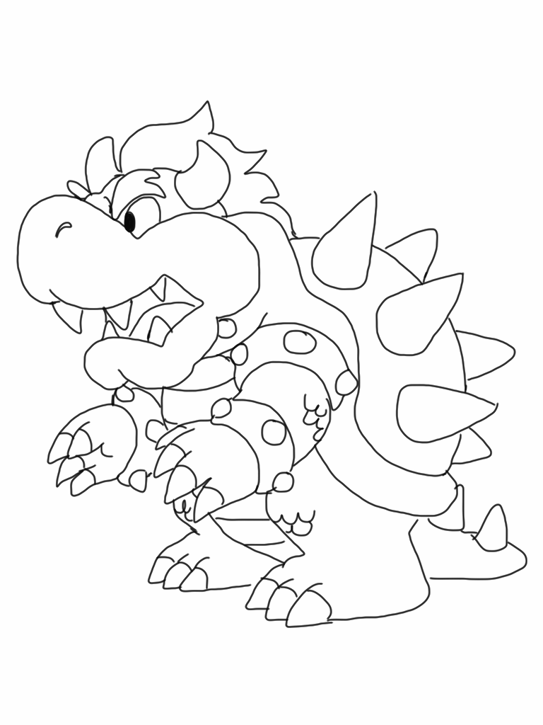 73 Mario Coloring Pages for Kids Printable 27