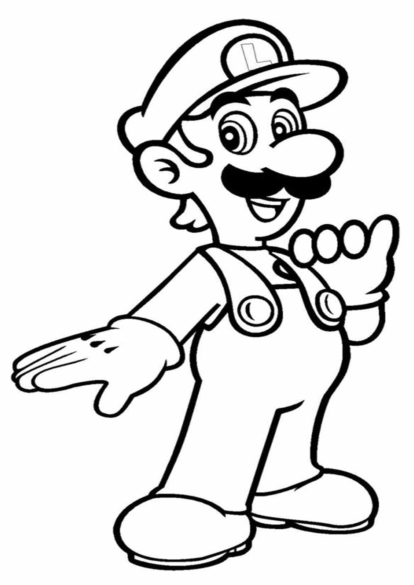 73 Mario Coloring Pages for Kids Printable 28