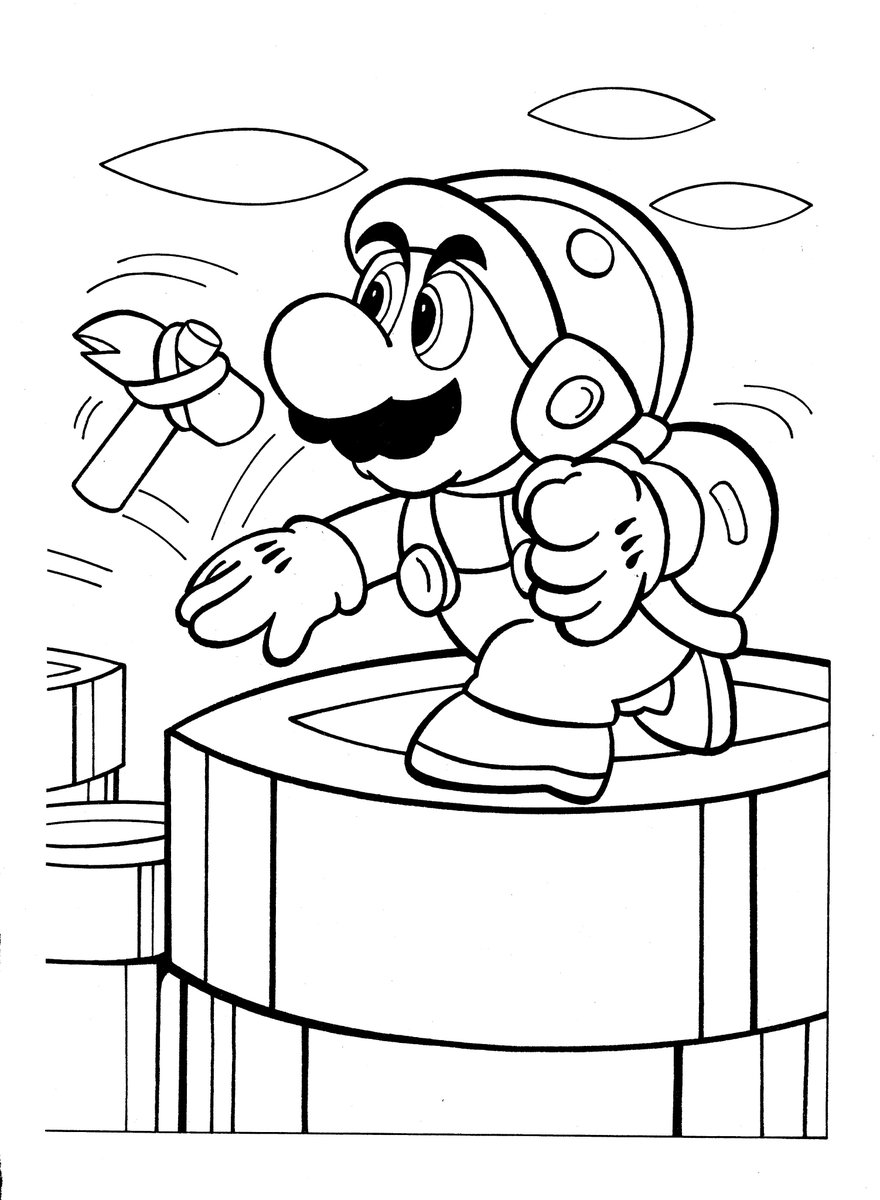 73 Mario Coloring Pages for Kids Printable 30