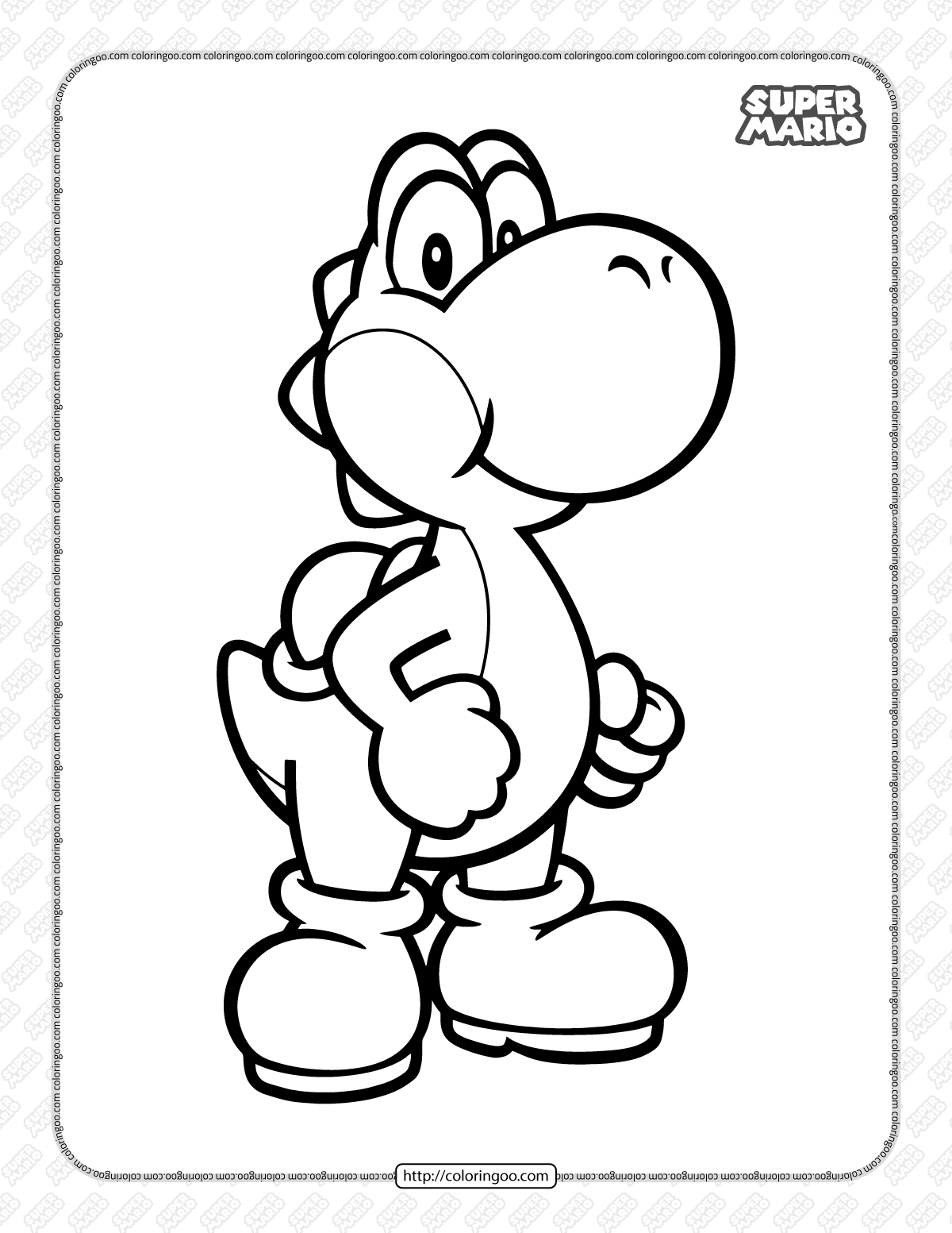 73 Mario Coloring Pages for Kids Printable 38