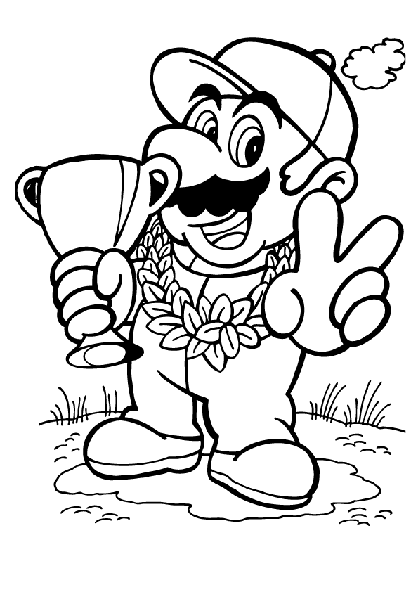 73 Mario Coloring Pages for Kids Printable 39